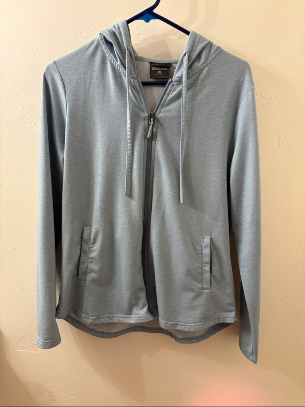 32 Degrees Pale Blue Full-Zip Hooded Jacket